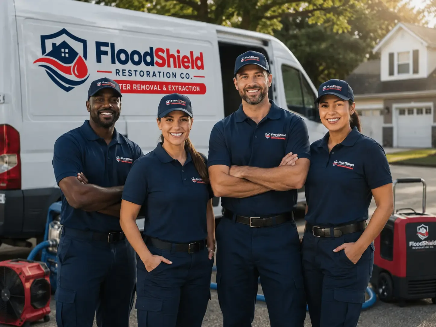 Flood Damage Restoration company in Nemours, WV